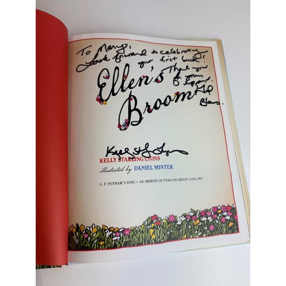 Ellen’s Broom by Kelly Starling Lyons Hardcover Childrens Book Signed/Dedicated - Picture 6 of 12